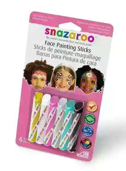 Snazaroo Face Paint Sticks, Girls