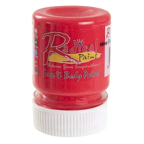 Radical Paint Face & Body, Flame Red- 40ml