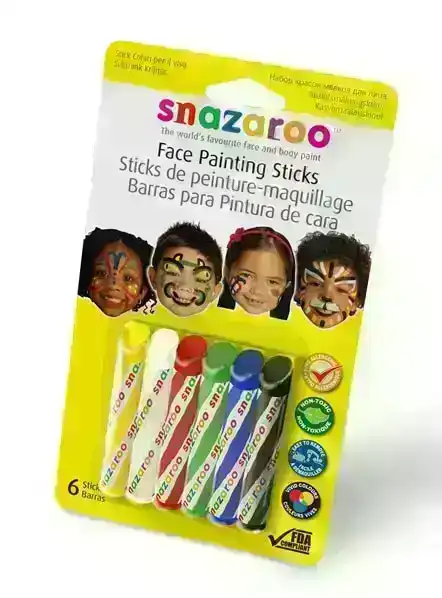 Snazaroo Face Paint Sticks, Unisex