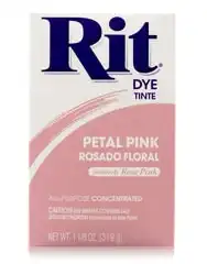 Rit Powder Fabric Dye, Petal Pink- 31.9g