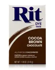Rit Powder Fabric Dye, Cocoa Brown- 31.9g