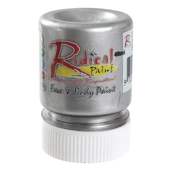 Radical Paint Face & Body, Silver- 40ml