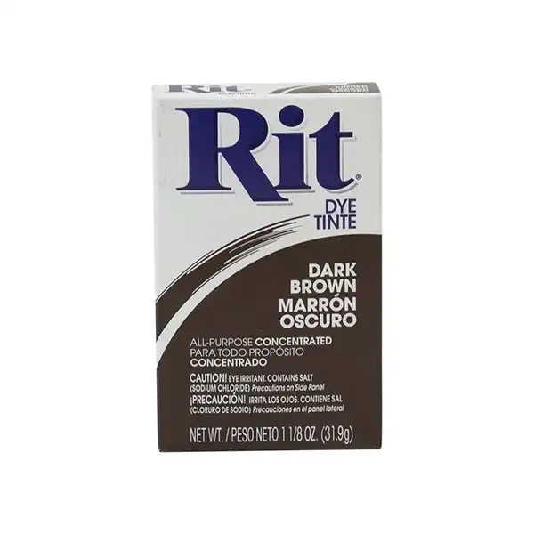 Rit Powder Fabric Dye, Dark Brown- 31.9g