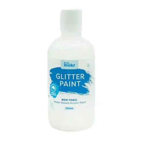 Little Makr Glitter Paint, Crystal- 250ml