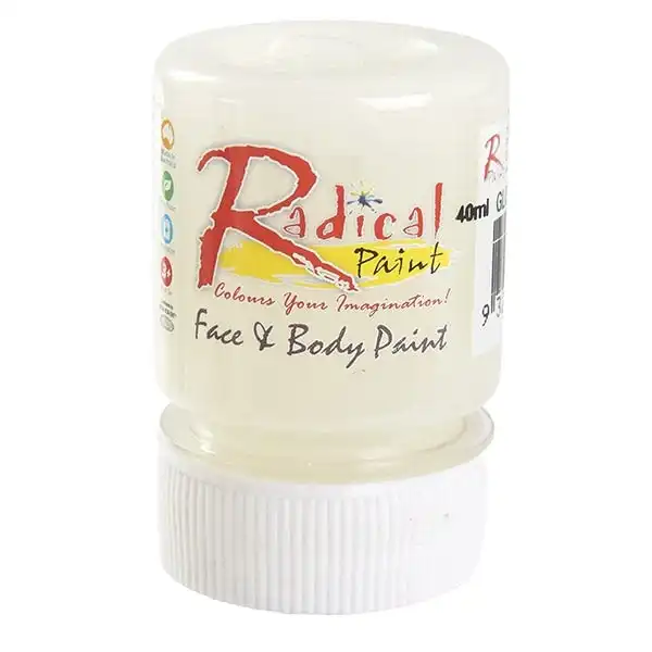 Radical Paint Face & Body, Glow In The Dark- 40ml