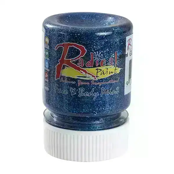 Radical Paint Face & Body, Glitter Blue- 40ml