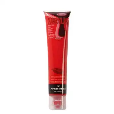Acrylic Paint, Permanent Red- 75ml