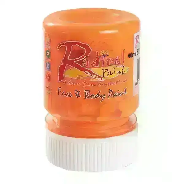 Radical Paint Face & Body, Fluoro Orange- 40ml