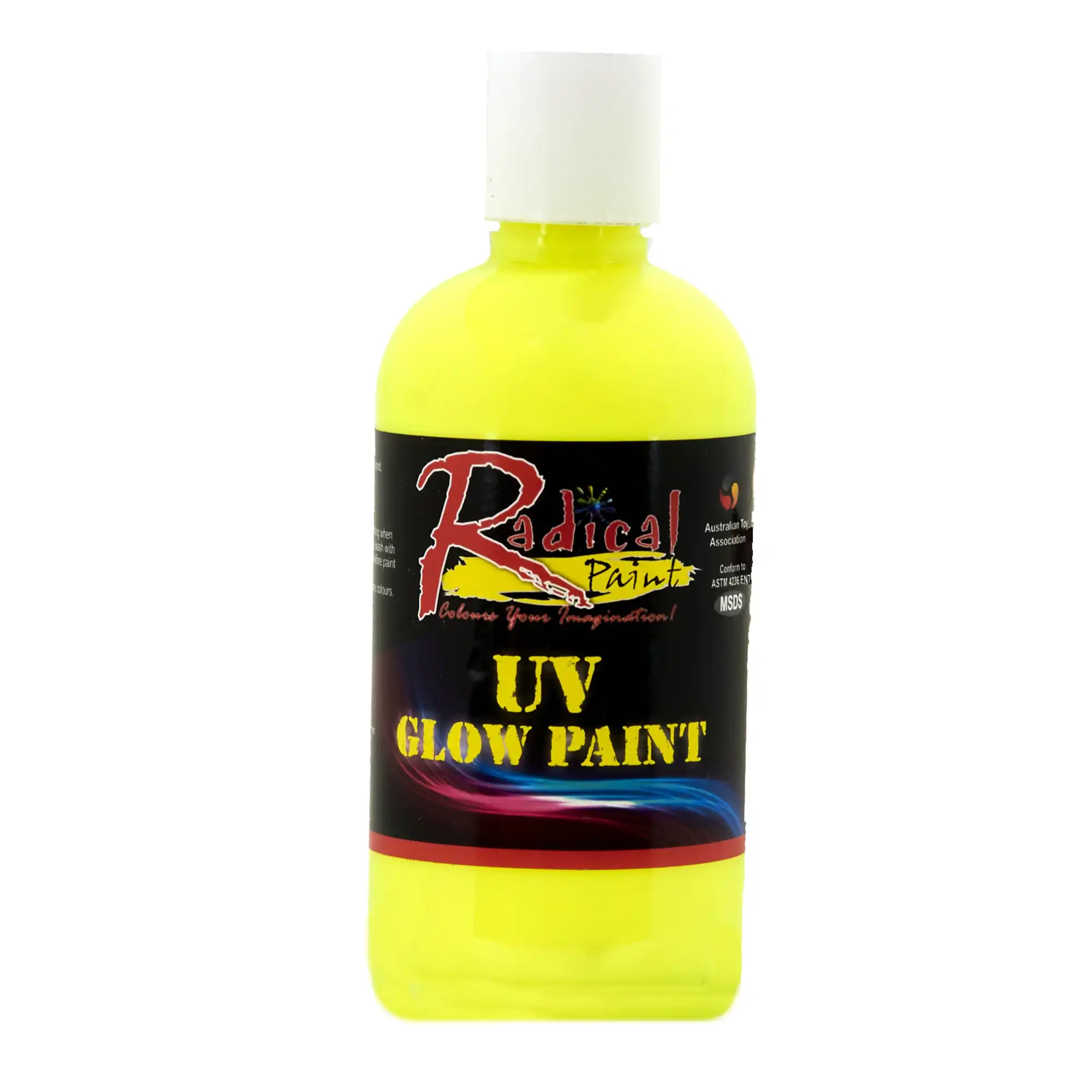 Radical Paint UV Glow Paint, Yellow
