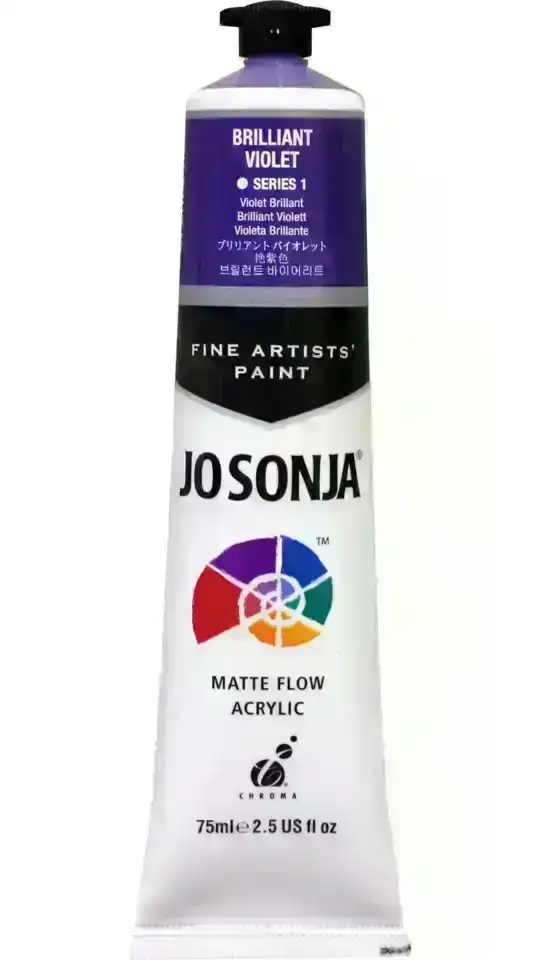 Jo Sonja Matte Flow Acrylic S1, Brilliant Violet- 75ml