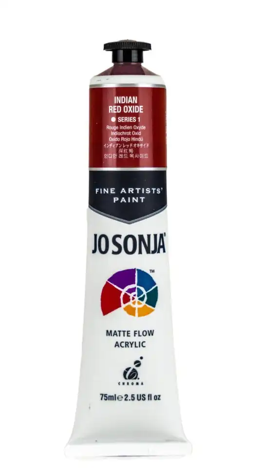 Jo Sonja Matte Flow Acrylic S1, Indian Red Oxide- 75ml