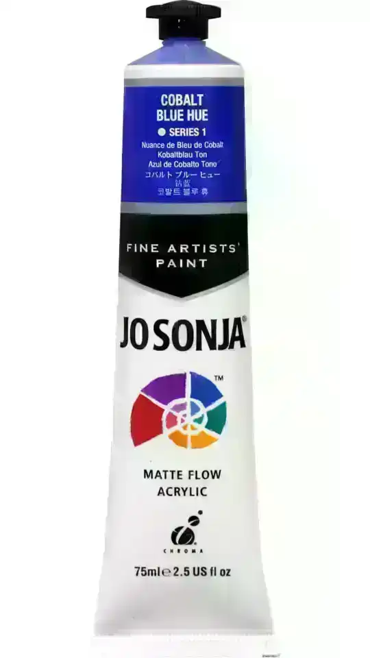 Jo Sonja Matte Flow Acrylic S1, Cobalt Blue- 75ml
