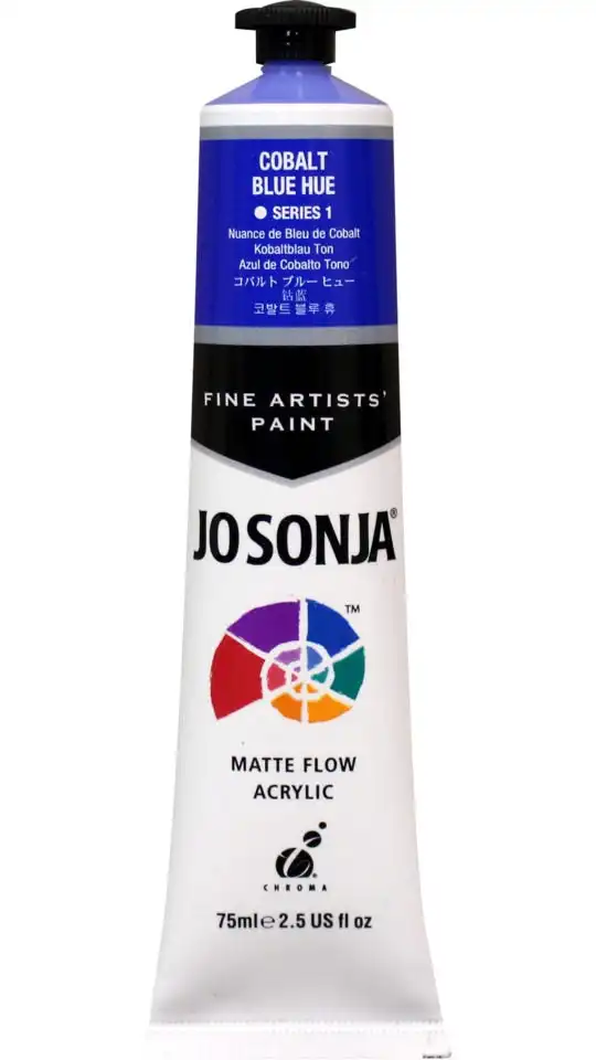 Jo Sonja Matte Flow Acrylic S1, Cobalt Blue- 75ml