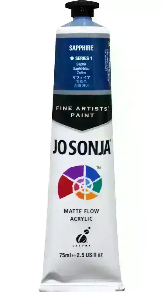 Jo Sonja Matte Flow Acrylic S1, Sapphire- 75ml