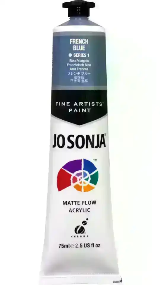 Jo Sonja Matte Flow Acrylic S1, French Blue- 75ml