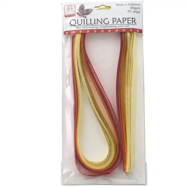 Quilling Paper, Red Shades 9mm- 50pc