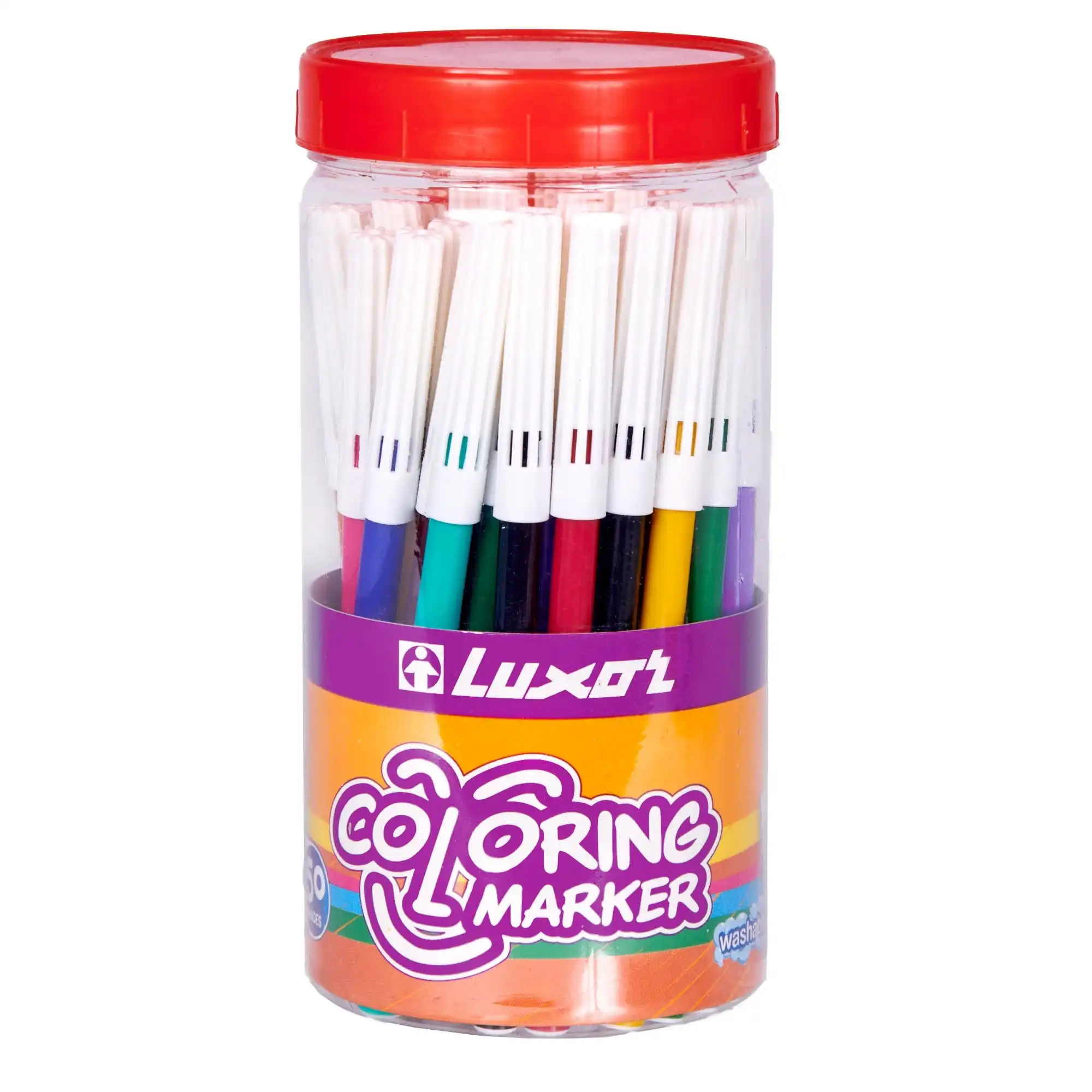Luxor Coloring Markers, Jar 50