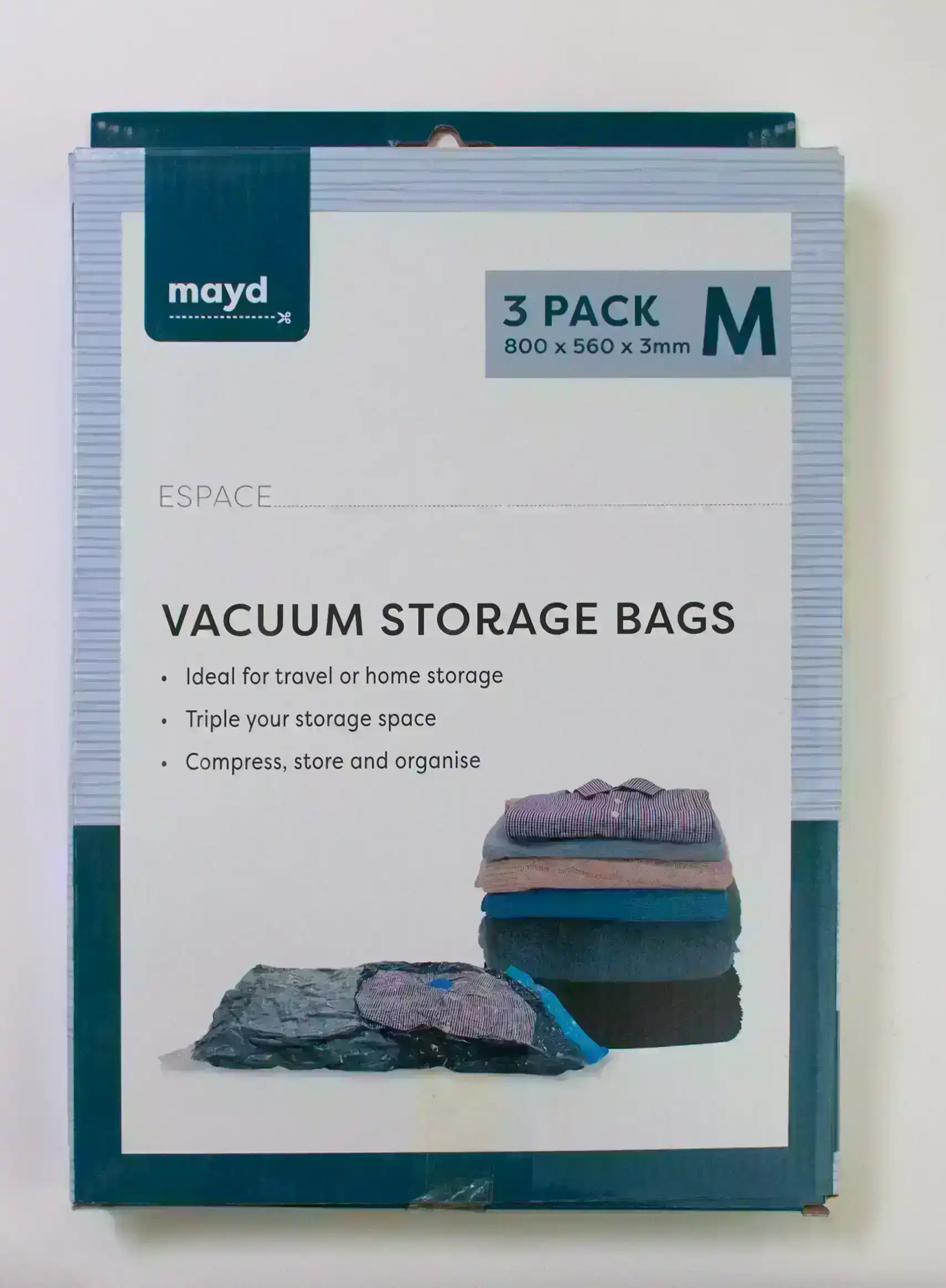 Mayd Vacuum Storage Bags - 3pc, Medium