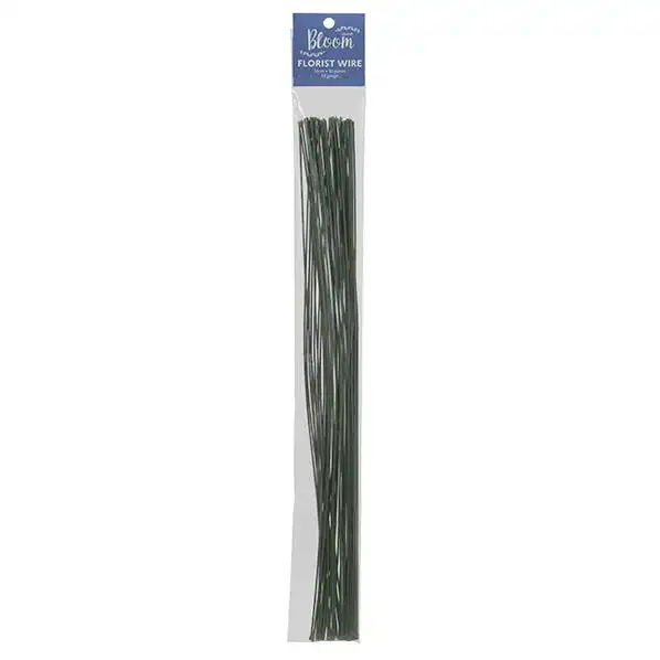 Lincraft Florist Wire 18g, Green- 50pc