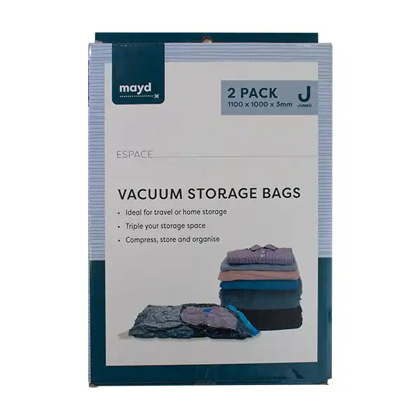 Mayd Vacuum Storage Bags - 2pc, Jumbo