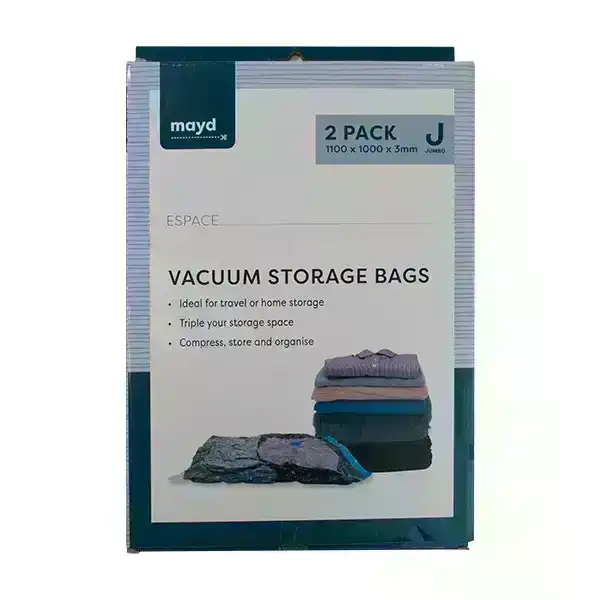 Mayd Vacuum Storage Bags - 2pc, Jumbo