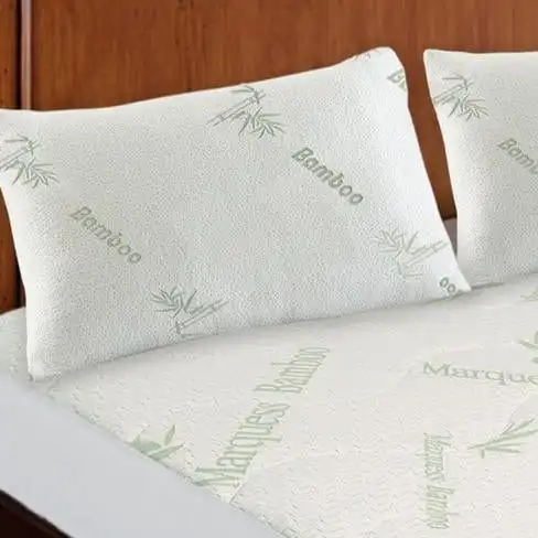 Hypoallergenic Bamboo Pillow Protectors Twin Pack