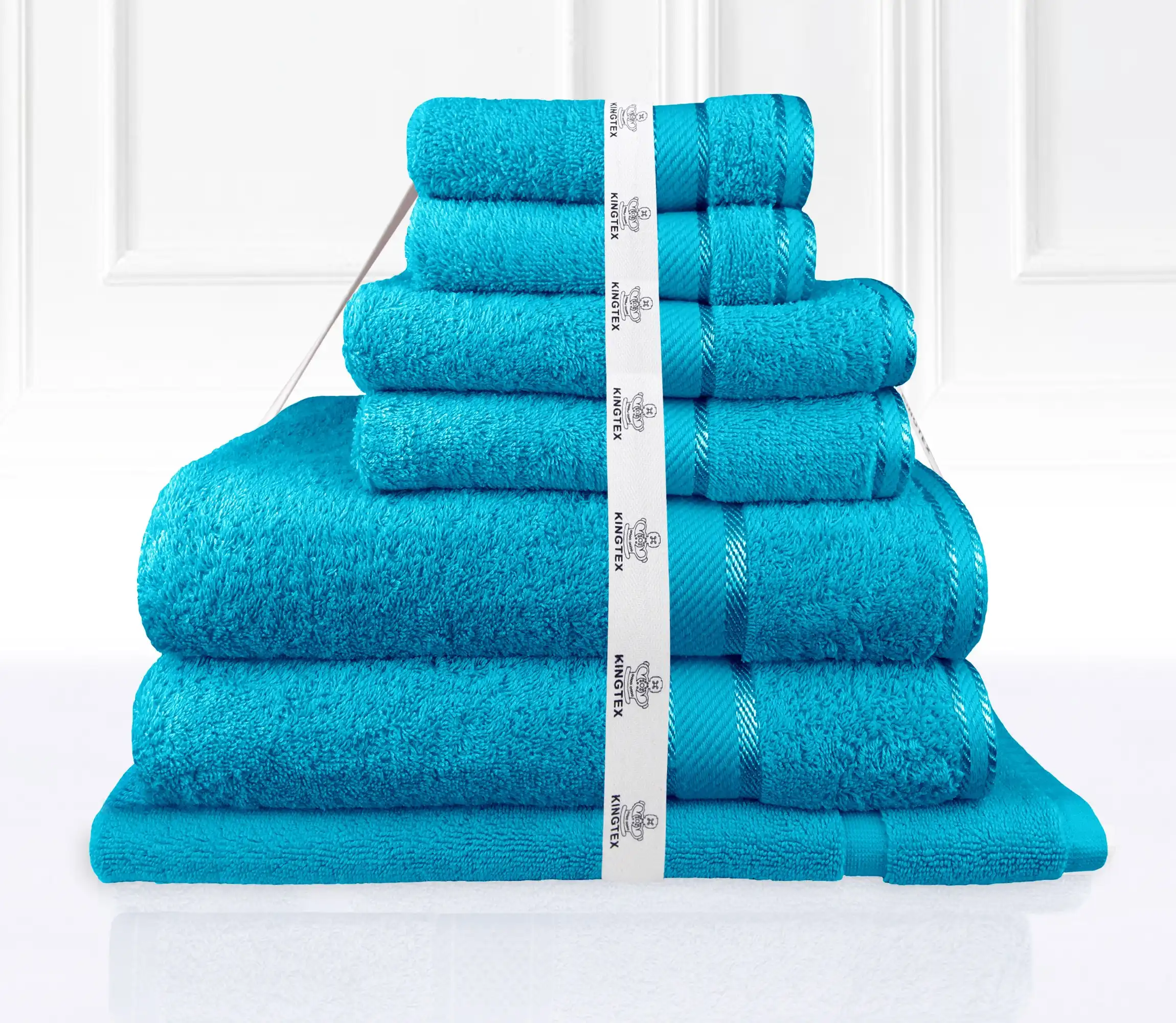 Kingtex 7 Piece Towel Bath Towel Set