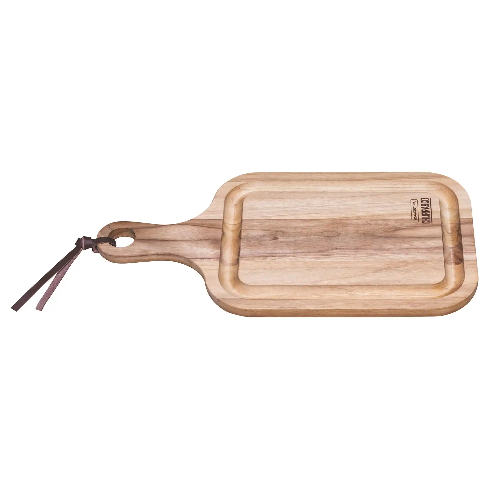 Tramontina Cutting Board Cutting board with handle, Teak wood 460x230mm