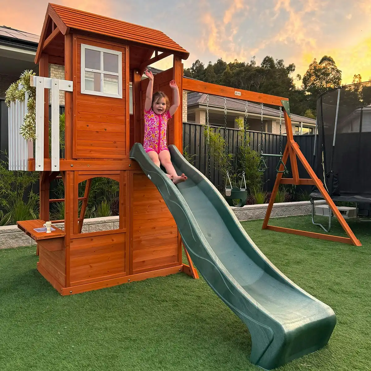 Lifespan Kids Springlake Play Centre in Green Slide