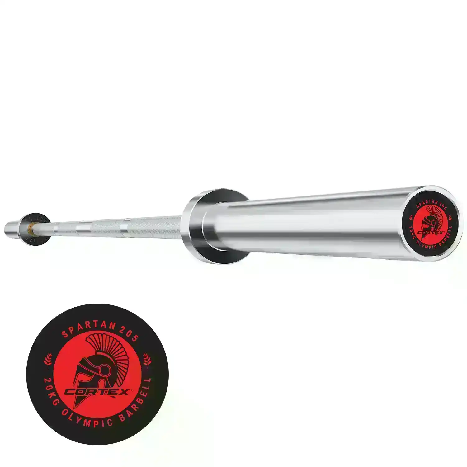 Cortex Spartan 205 Olympic Barbell (Hard Chrome)