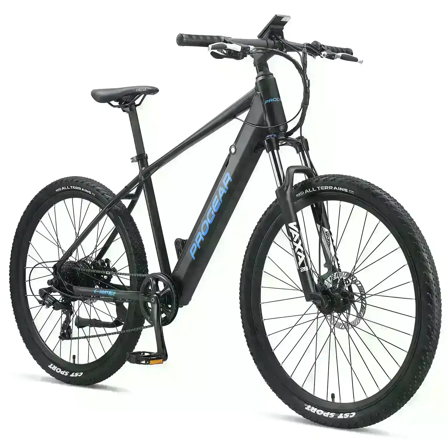 Progear E-Vantage 27.5*18" 250w Electric MTB Mountain Bike - Black Shadow