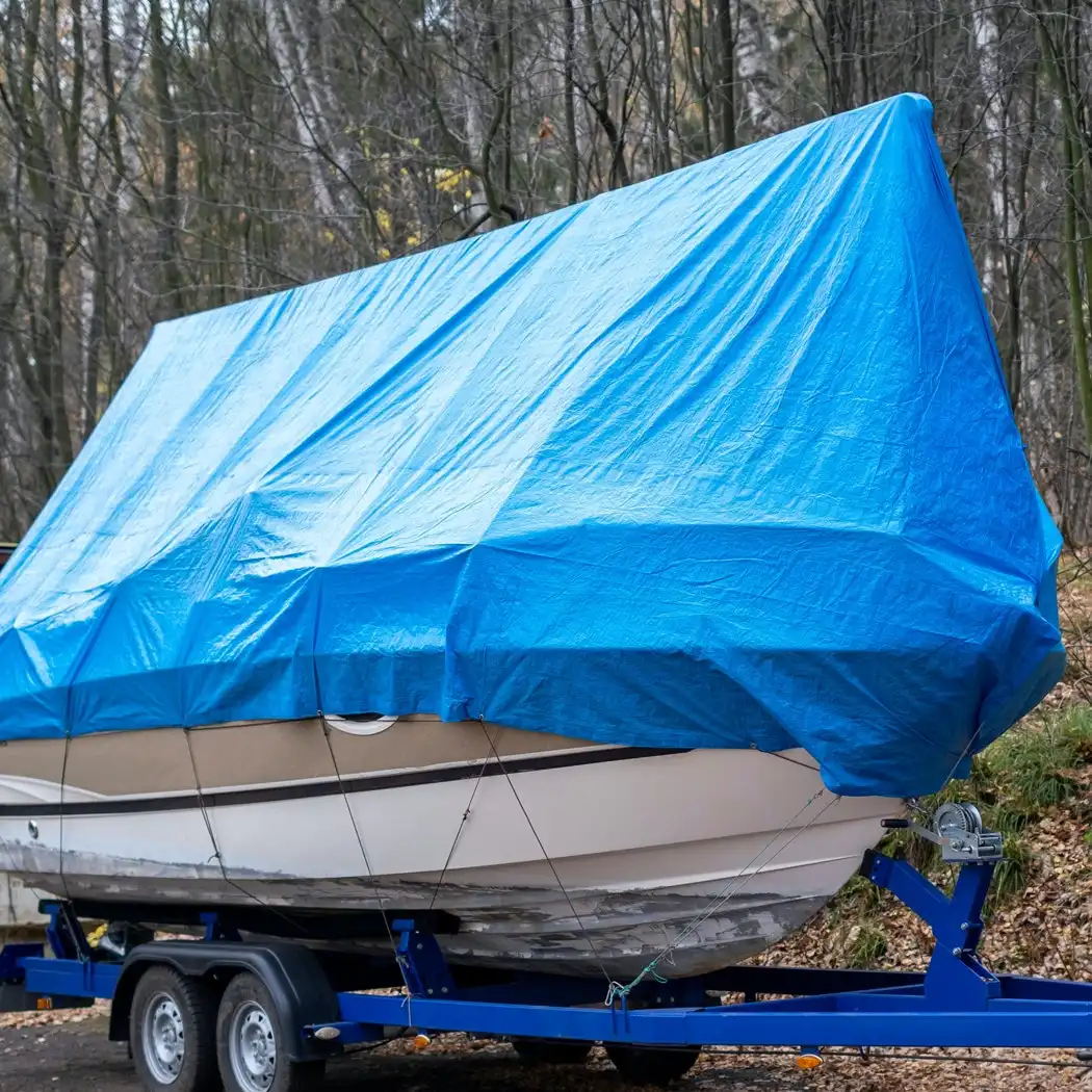 Manan Heavy Duty Tarp Tarpaulin 200GSM Camping Tent Cover Waterproof 3.65x6.10m