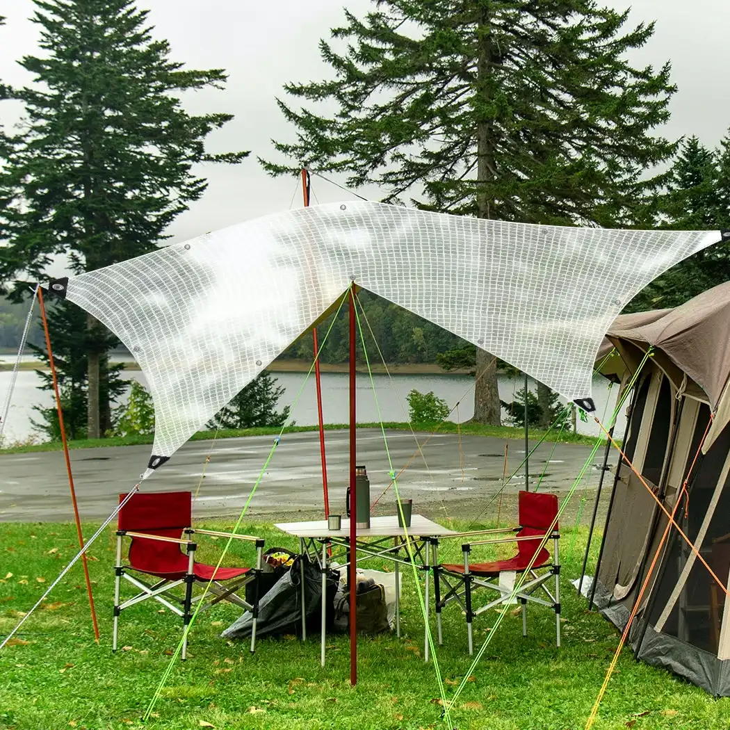 Manan Tarp Tarpaulin 200GSM Camping Heavy Duty Tent Waterproof Cover 3.05mx6.1m