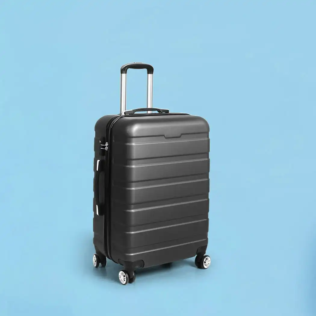 Slimbridge 24"Luggage Case Suitcase Travel Packing TSA Lock Hard Shell Dark Grey