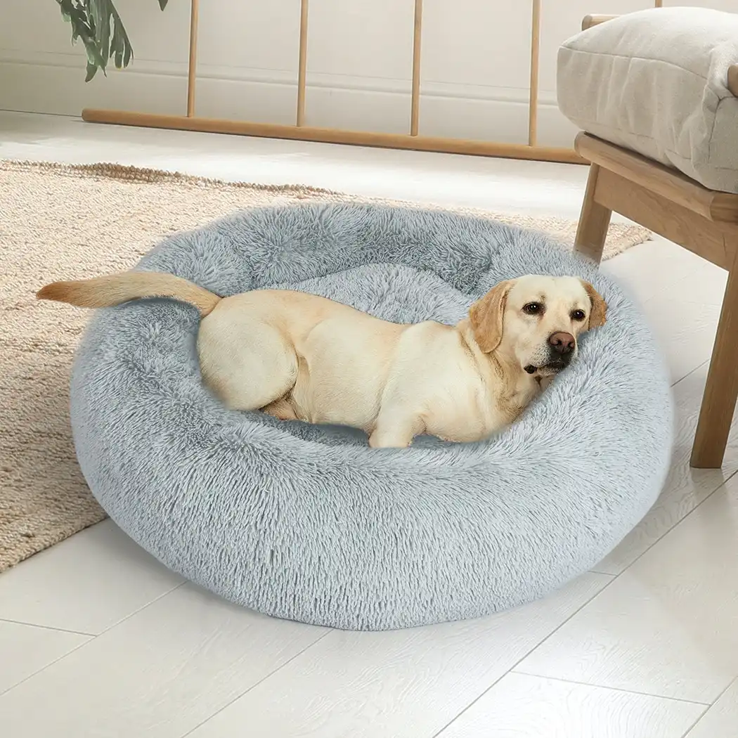Pawz Pet Bed Dog Beds Mattress Bedding Cat Pad Mat Cushion Winter M Grey