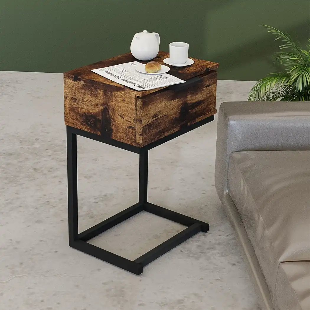 Levede Bedside Tables Side End Table Wood Nightstand Storage Drawers Cabinet