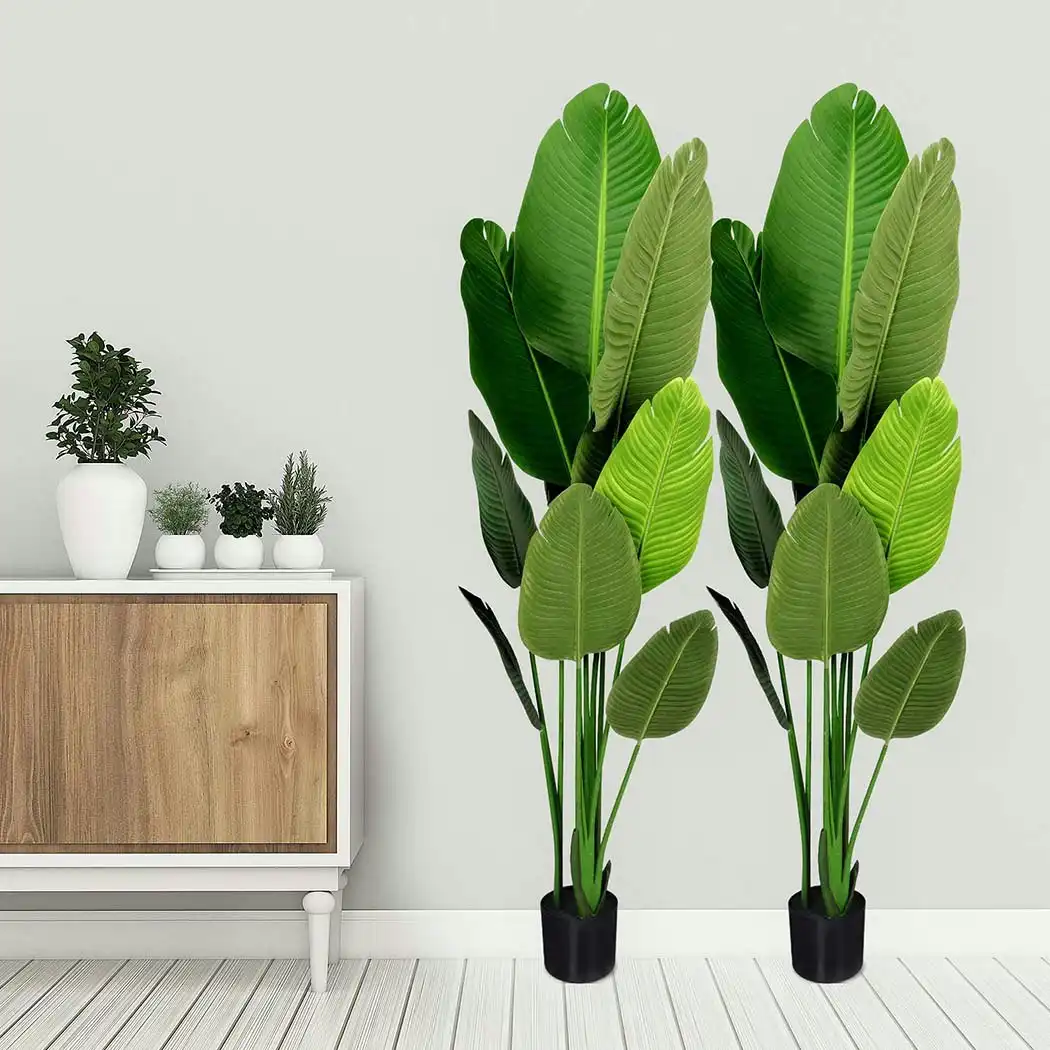 Lambu 2x 160cm Artificial Plants Tree Room Garden Indoor Outdoor Fake Home Decor