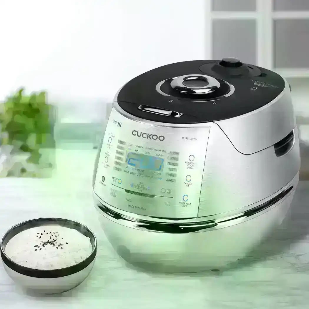 Cuckoo Rice Cooker IH Pressure 10 Cup CRP-CHSS1009F Multi-functional Silver