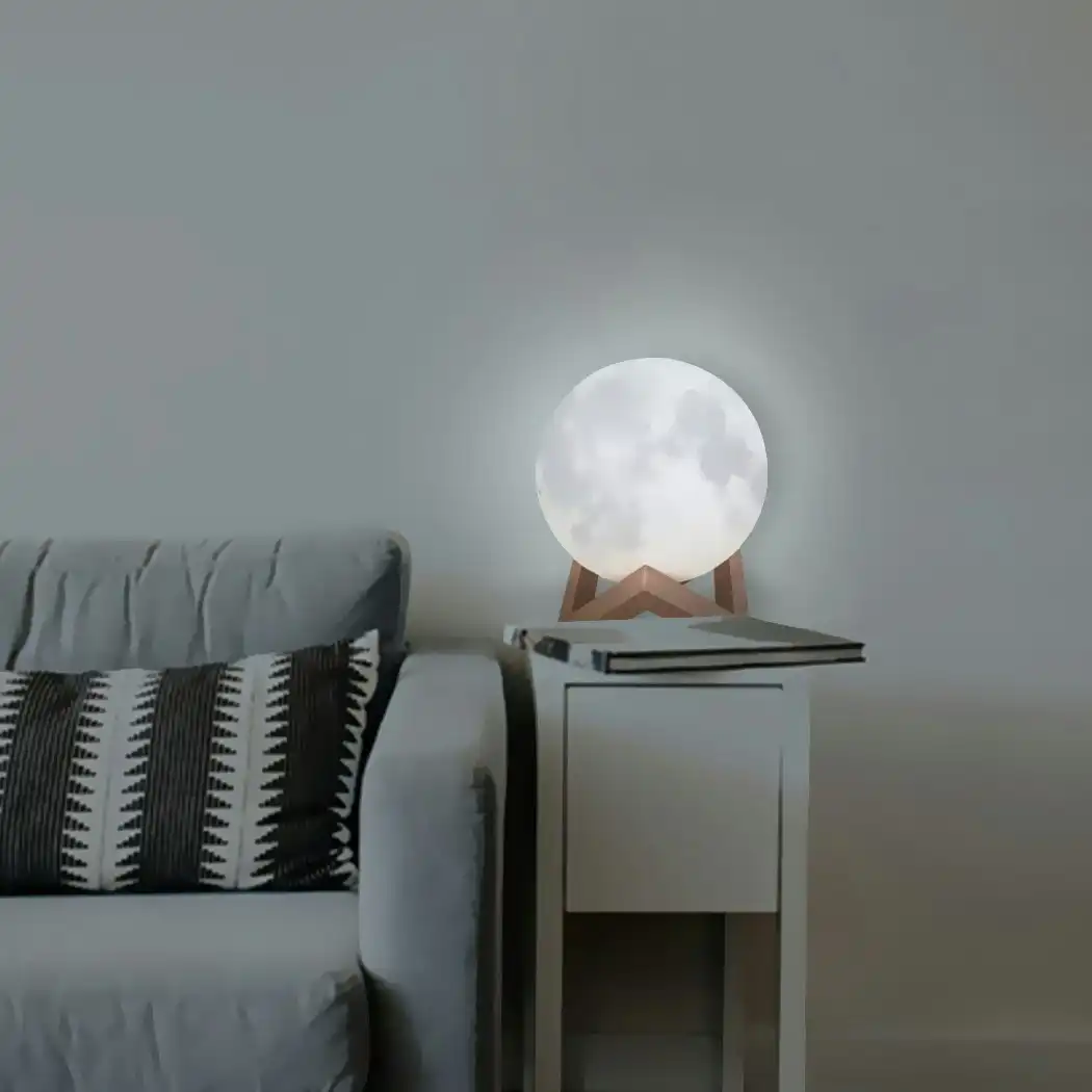 Traderight Group  3D Magical Moon Lamp USB LED Night Light Moonlight Touch Sensor 15cm Diameter