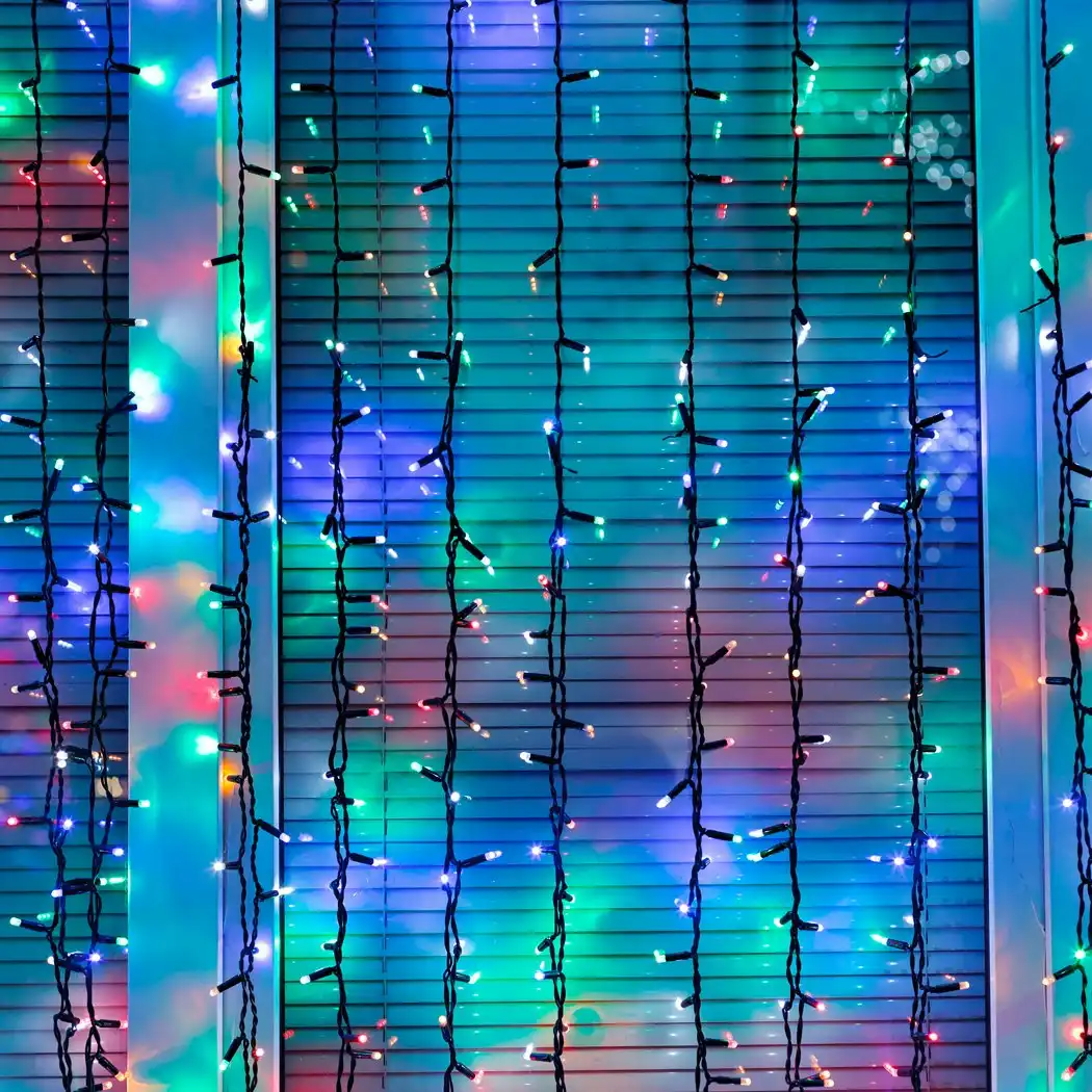 Traderight Group  52M 500LED String Solar Powered Fairy Lights Garden Christmas Decor Multi Colour