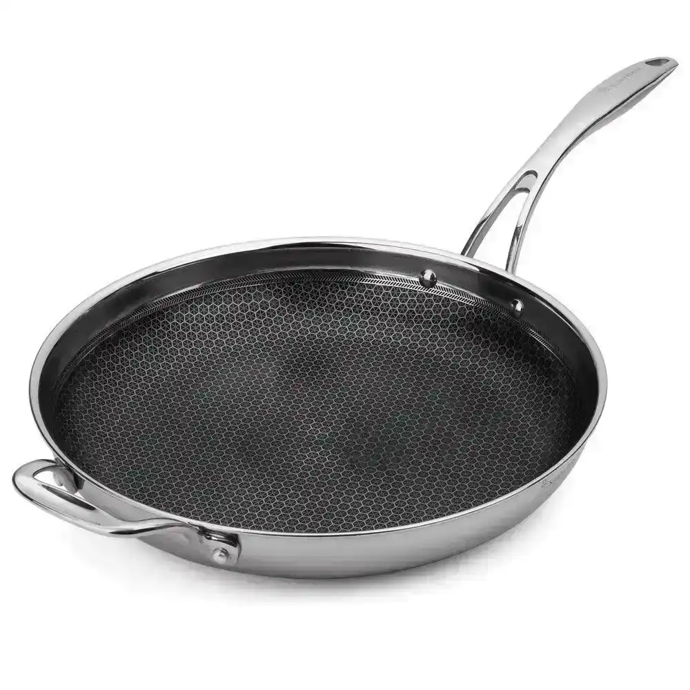 Stanley Rogers 32cm Try-Ply Nonstick Matrix Frypan S/Steel Suits Induction