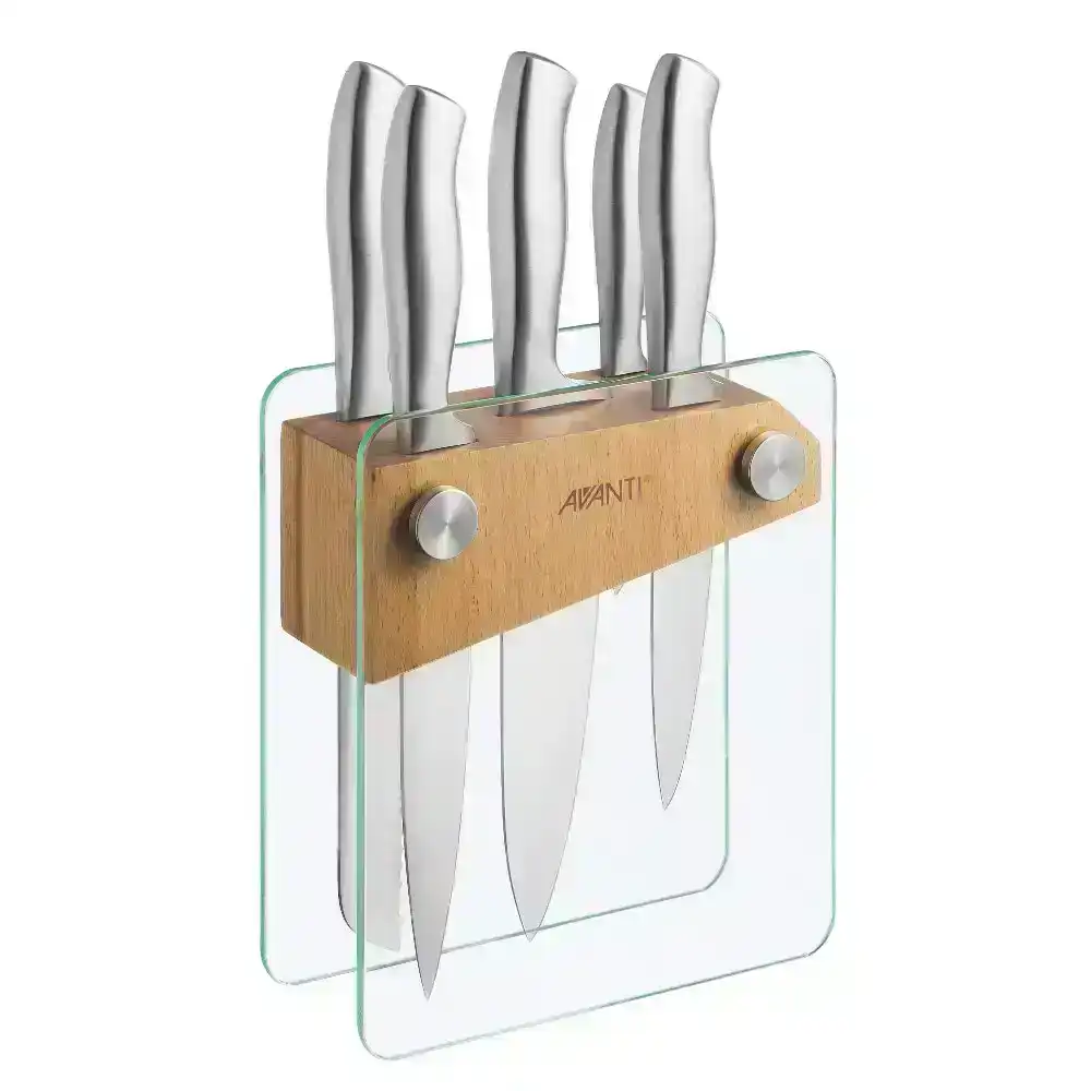 Avanti Tempo 6pc Knife Block Set | 6 Piece Kitchen Knives