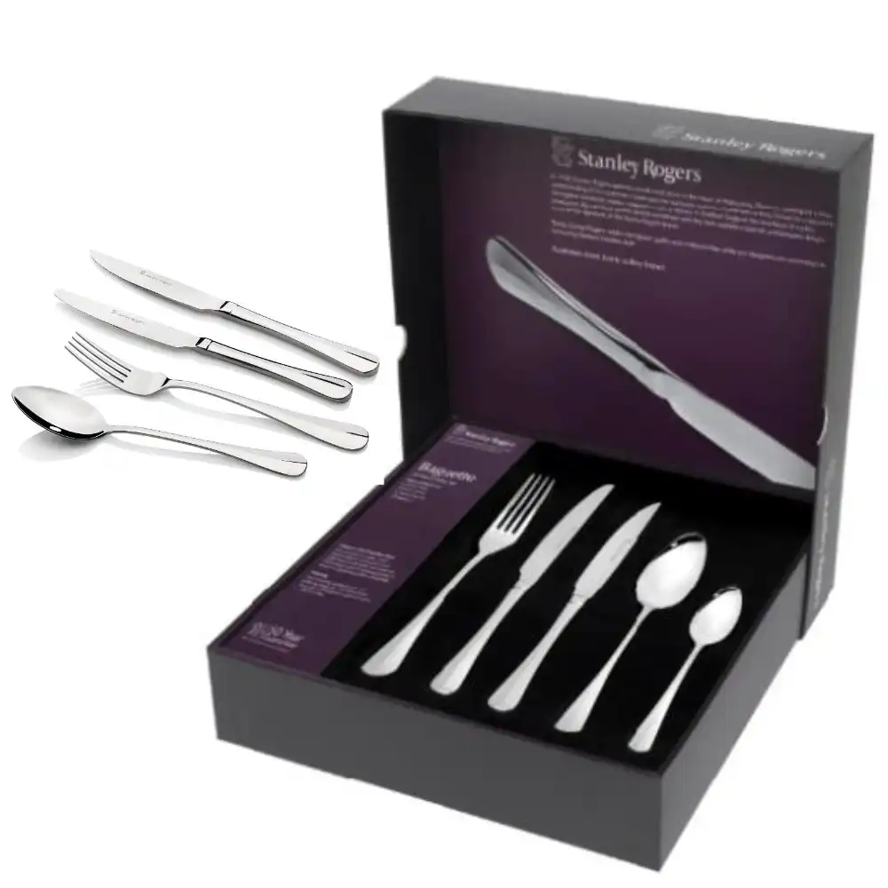 Stanley Rogers 40 Piece Baguette Cutlery Set 40pc Stainless Steel
