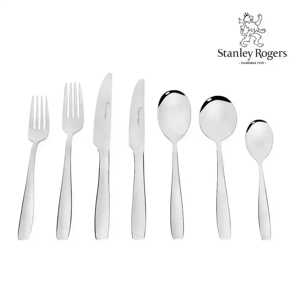 Stanley Rogers 56 Piece Stainless Steel Amsterdam 56pc Cutlery Set 50568