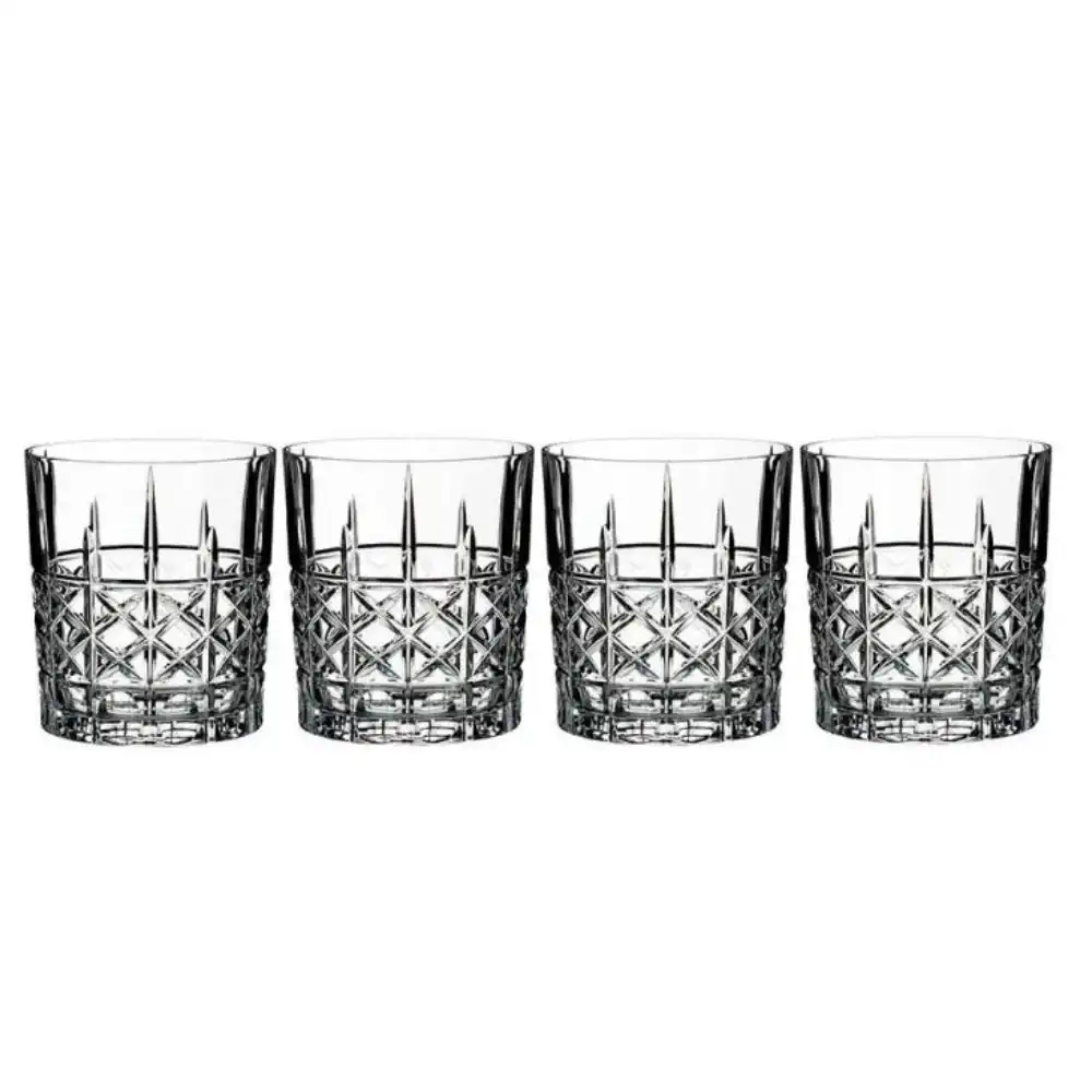 Marquis by Waterford Brady Crystalline Old Fashion Whiskey Tumbler | Set of 4