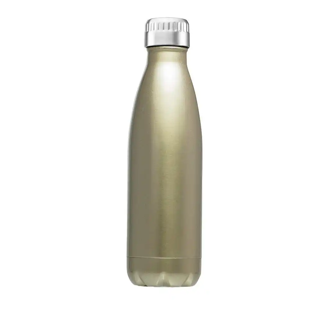 New Avanti Fluid Twin Wall Stainless Vacuum Drink Bottle 500ml - Champagne