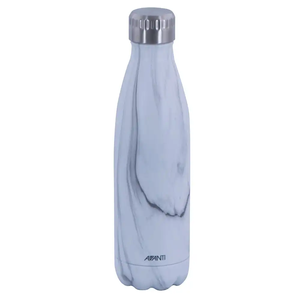 New Avanti Fluid Twin Wall Stainless Vacuum Drink Bottle 500ml - Marble
