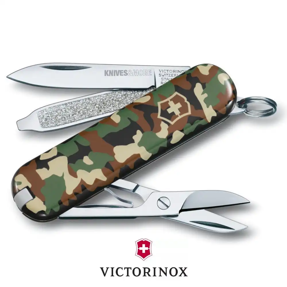 New Victorinox Swiss Army Knife Classic Multi-Tool | Camouflage