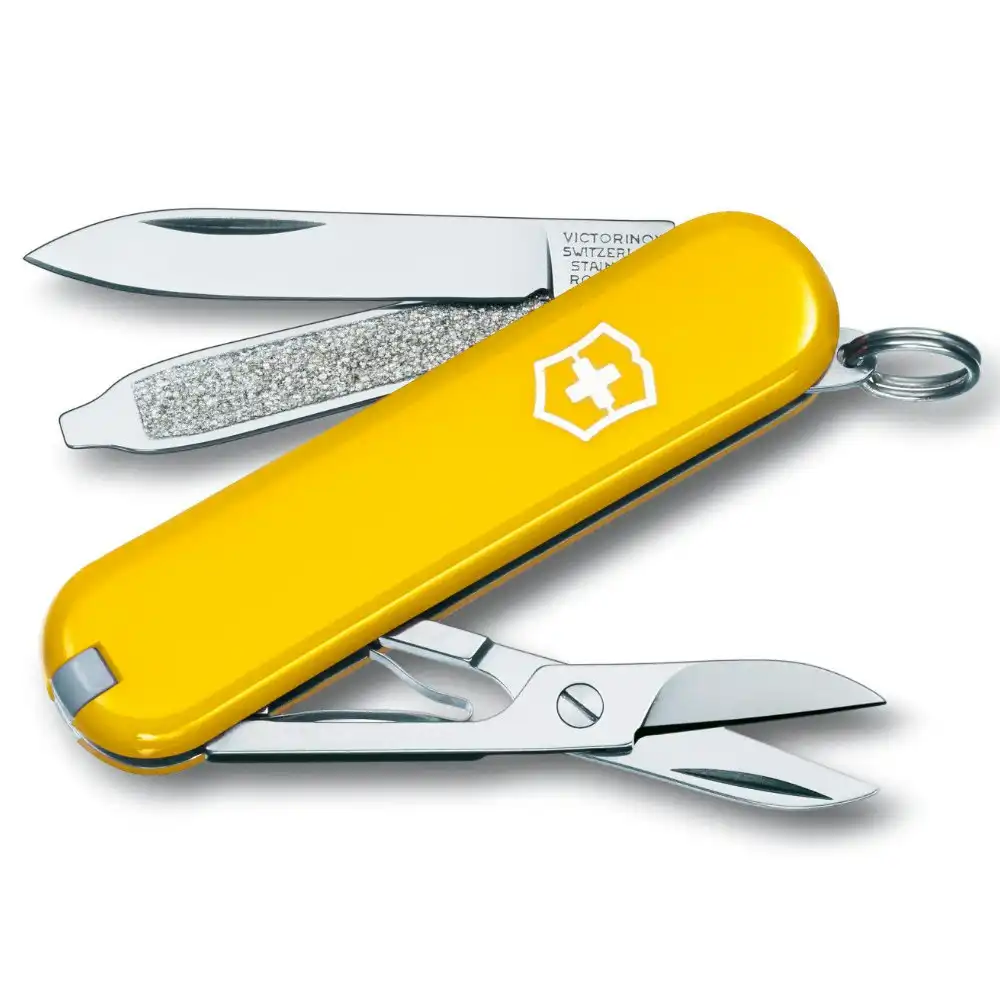 Victorinox Swiss Army Classic SD Knife Multi Tool | Yellow