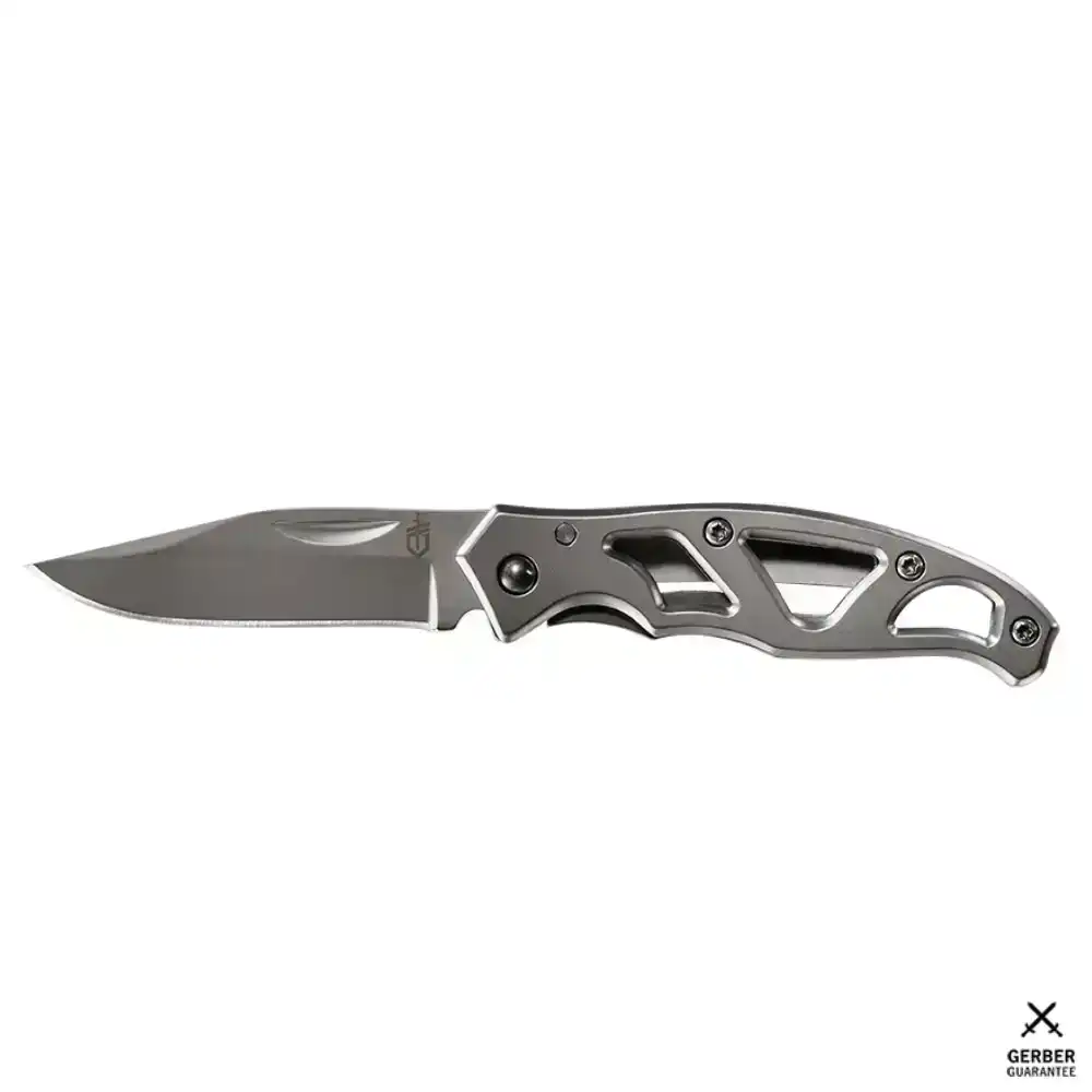 Gerber One Hand Opening Paraframe Mini Stainless Blade & Handle Folding Knife